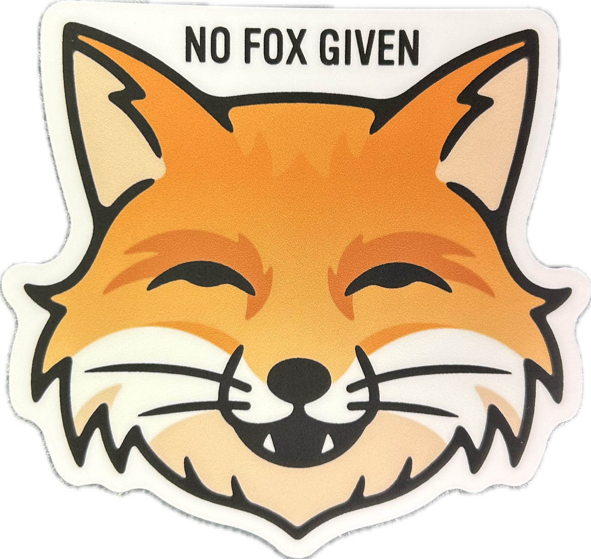 No Fox Given Sticker