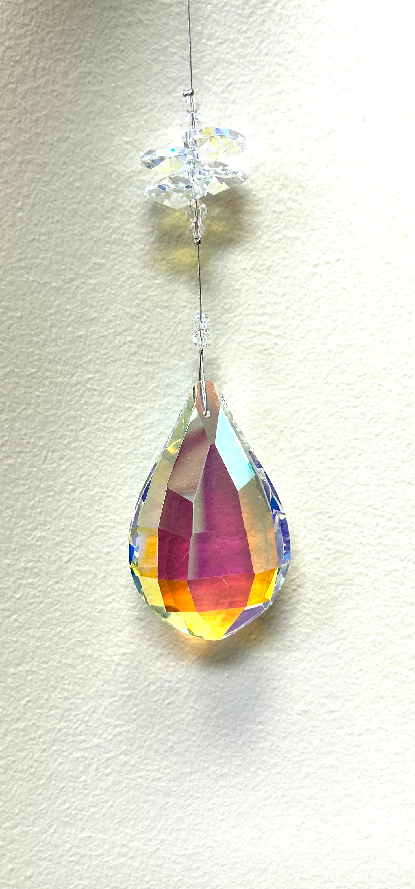 Jumbo Crystal Suncatcher (with beaded crystals)