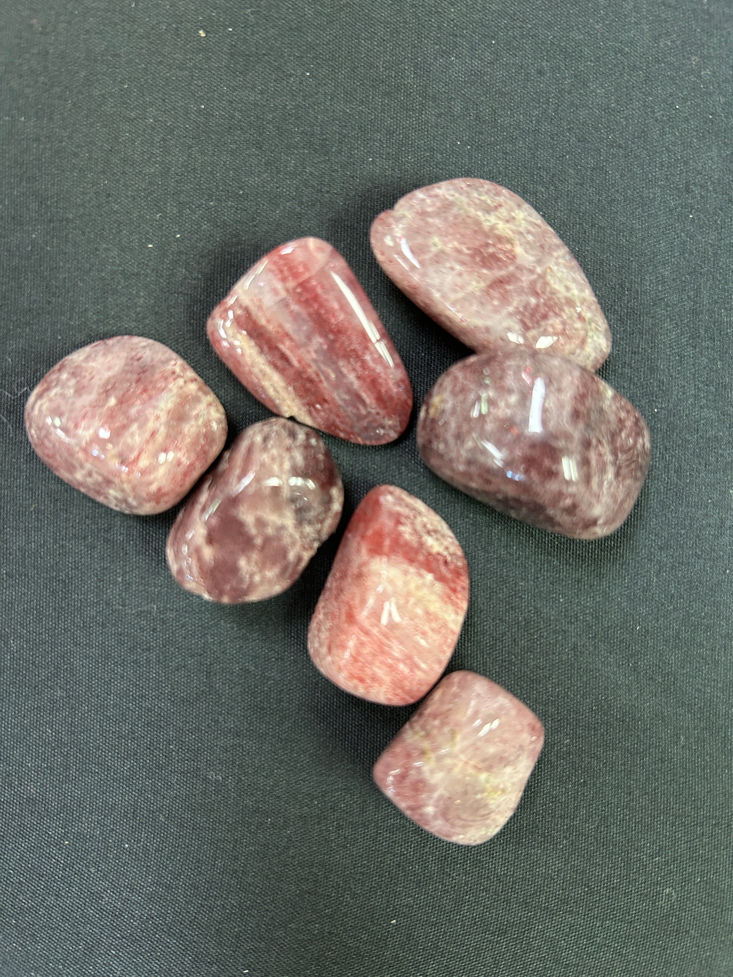 Strawberry Quartz Loose Tumbled - Lighten Up Shop
