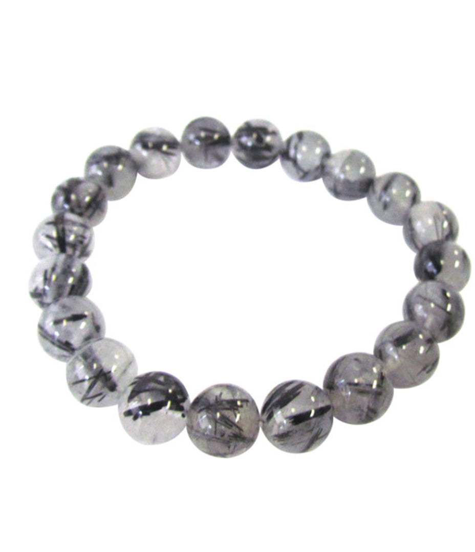Tourmalinated Quartz Bracelet - Lighten Up Shop