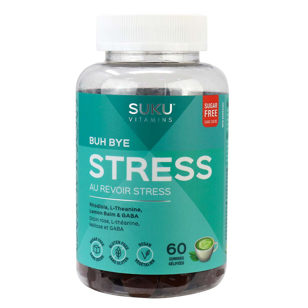 SUKU Buh Bye Stress Gummies - 60 Vegan Gummies - Lighten Up Shop