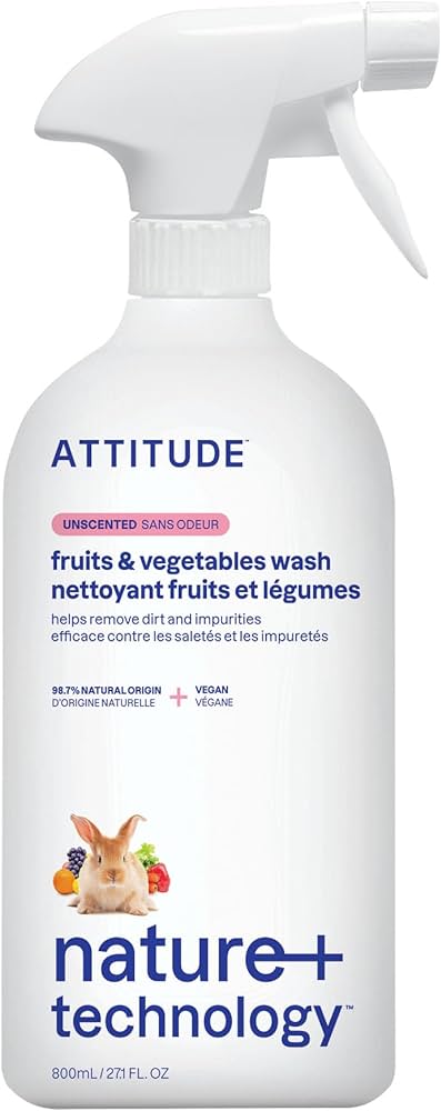 Attitude Fruit & Vegetable Wash  800ml