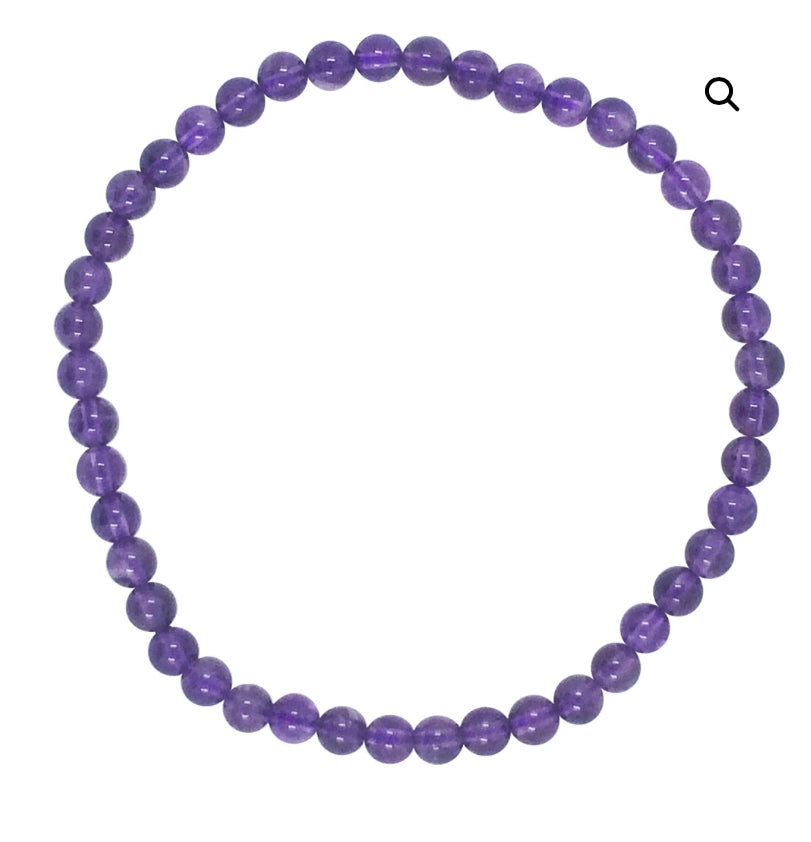 Amethyst Bracelet 4mm