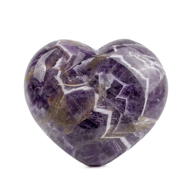Chevron Amethyst Heart 1.5" - Lighten Up Shop