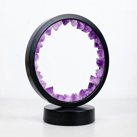 Amethyst Circle Lamp - Lighten Up Shop