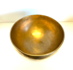 Gold Hand Hammered Singing Bowl 7.5”