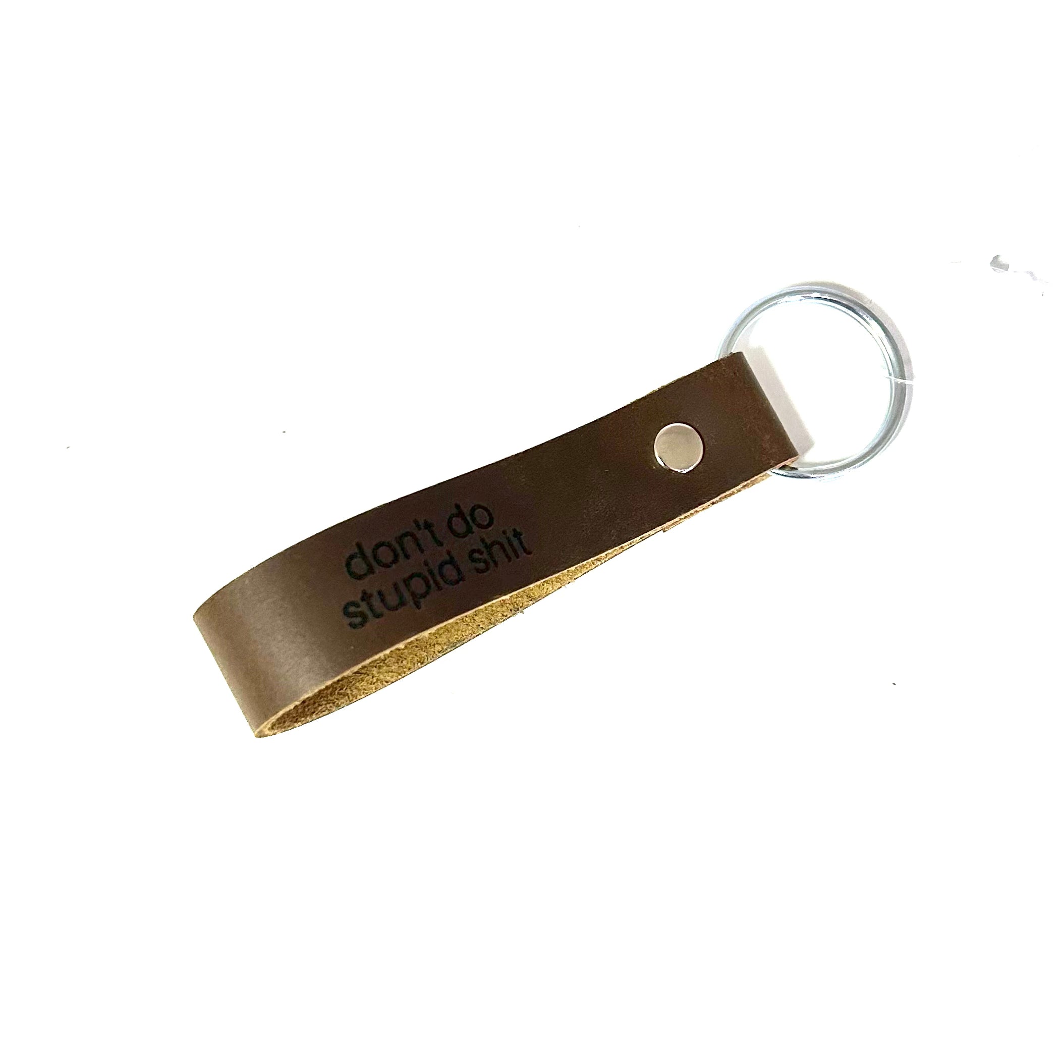 Leather Key Chain - Lighten Up Shop