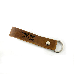 Leather Key Chain - Lighten Up Shop