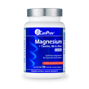 CanPrev Magnesium Cardio (+Taurine, B6 & Zinc) 120 Capsule - Lighten Up Shop