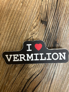 I Heart Vermilion Sticker - Lighten Up Shop