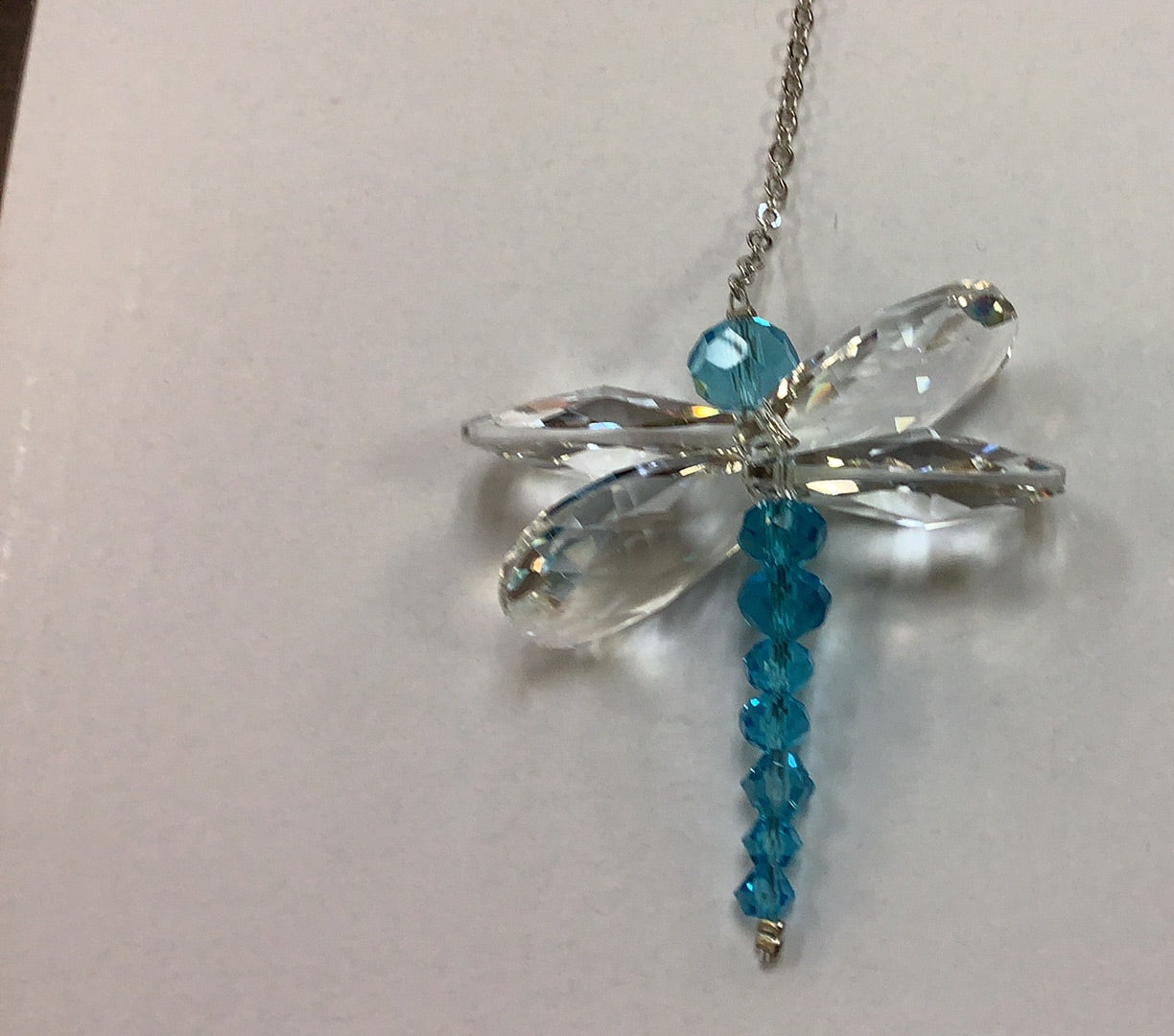 Crystal Dragonfly Suncatcher - Lighten Up Shop