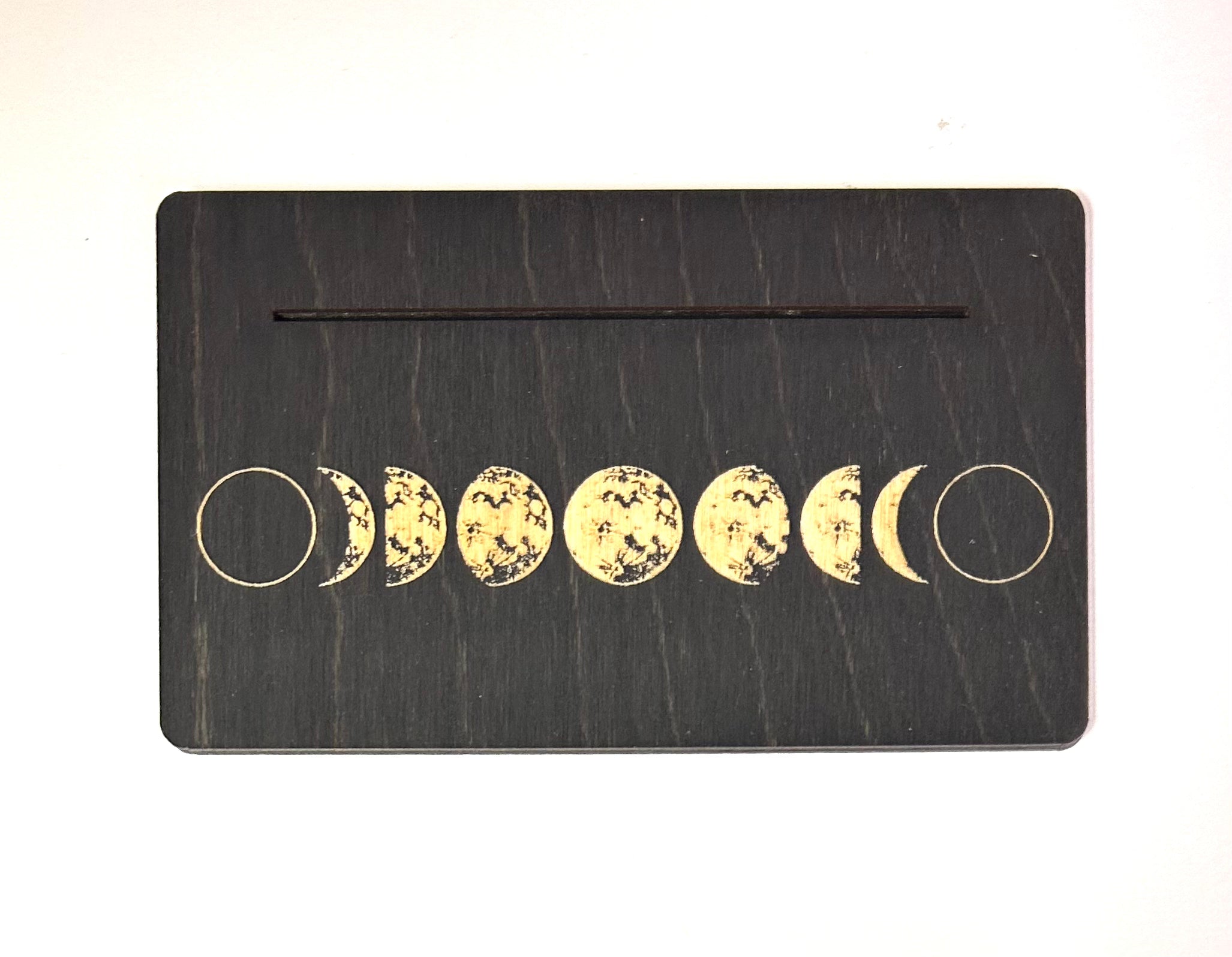 Tarot/Oracle Card Holder (Single Card) - Moon Phase - Lighten Up Shop