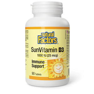 Vitamin D3 1000IU 90 tablets - Lighten Up Shop