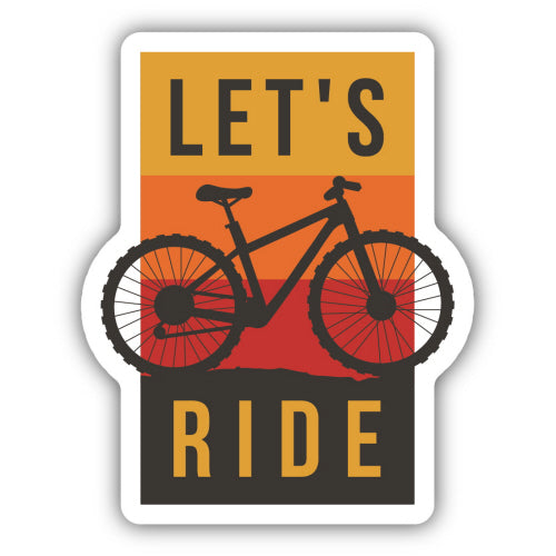 Let's Ride Sticker - Lighten Up Shop