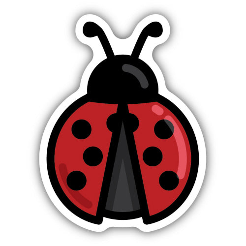 Ladybug Sticker - Lighten Up Shop