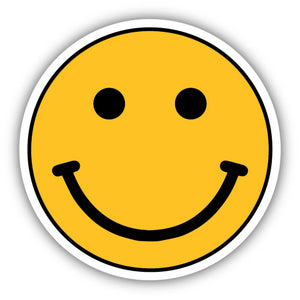 Smiley Sticker - Lighten Up Shop