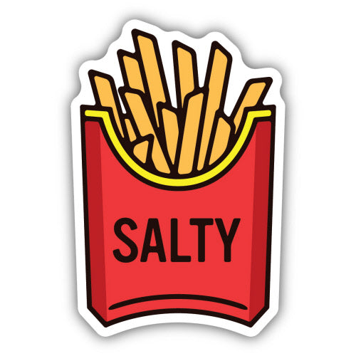 Salty French Fries Sticker - Lighten Up Shop