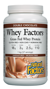 Whey Factors Double Chocolate 1kg - Lighten Up Shop