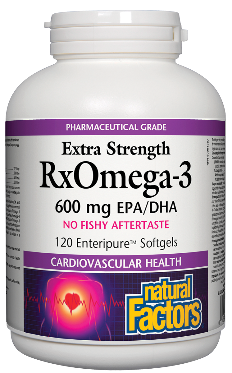 Extra Strength RXOmega 3 600mg 120 softgels - Lighten Up Shop