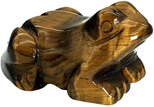 Tiger's Eye Frog 2.5" - Lighten Up Shop