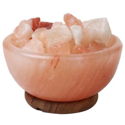 Himalayan Salt Rock Lamp Bowl - Lighten Up Shop