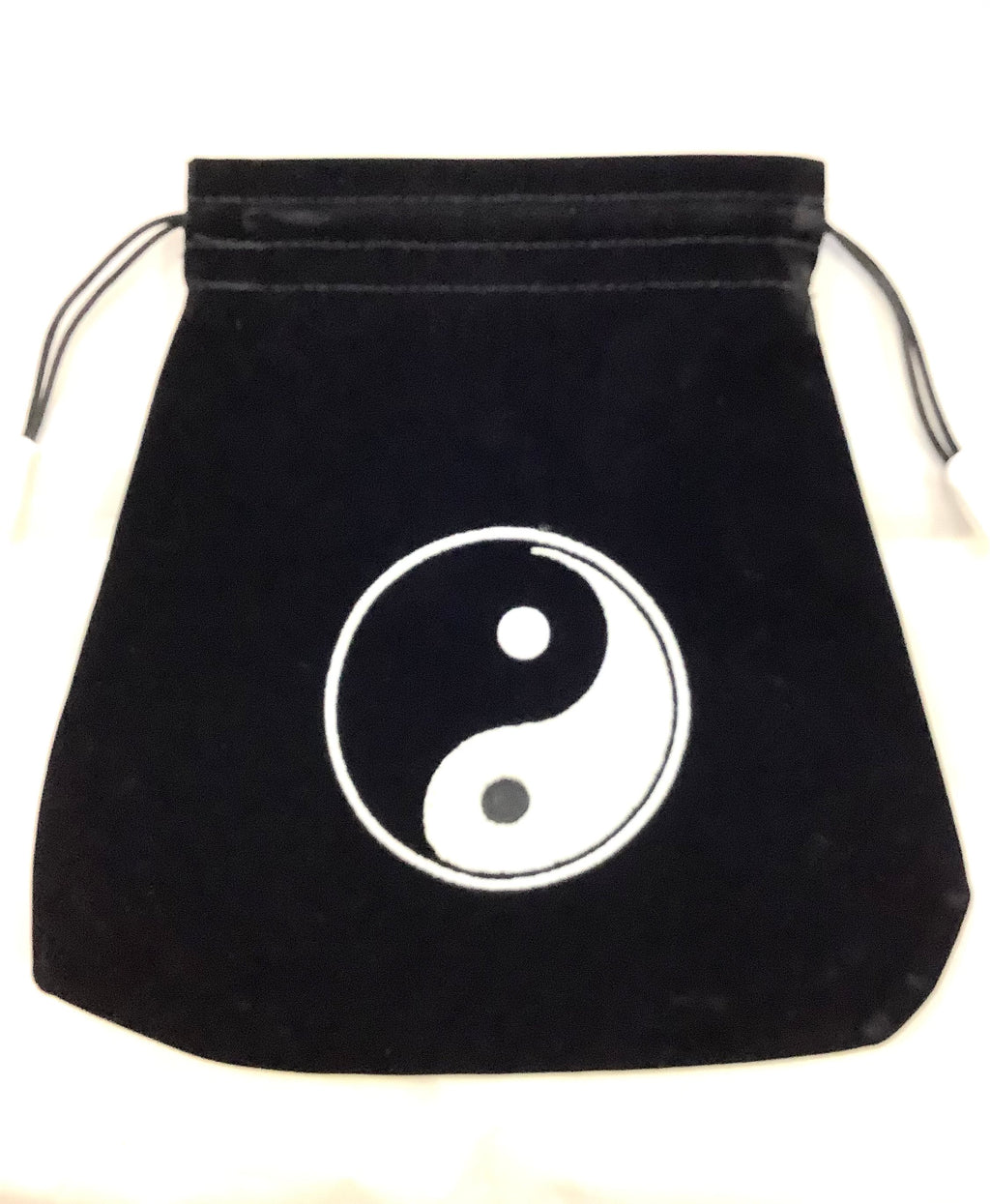 Yin and Yang Velvet Bag - Lighten Up Shop