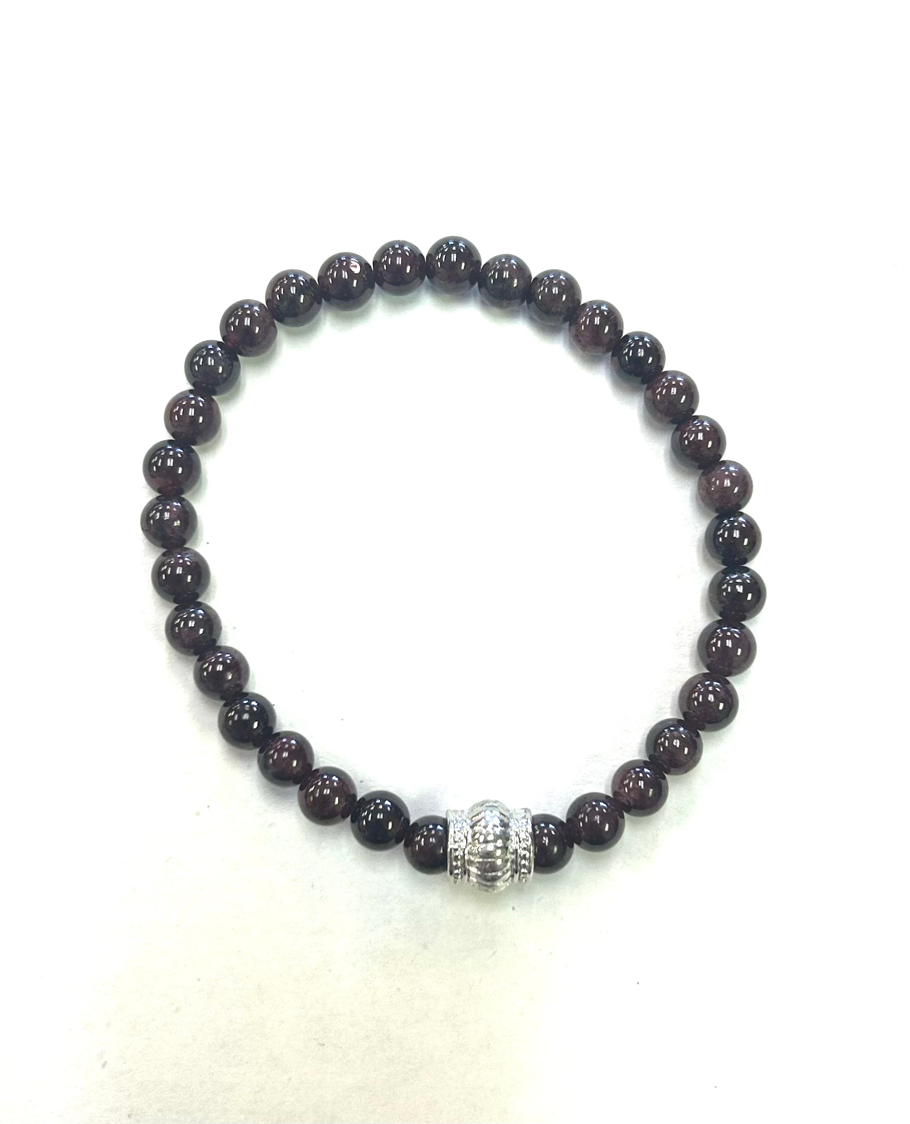 Garnet Bracelet - Small Bead - Lighten Up Shop