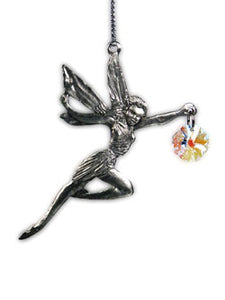 Pewter Ariel Suncatcher - Lighten Up Shop