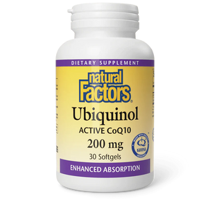 Ubiquinol CoQ10 - 30 softgels - Lighten Up Shop