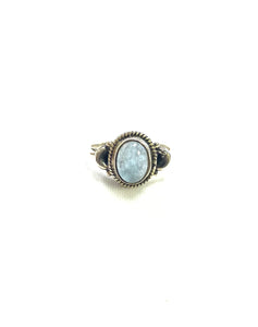 Aquamarine Ring Oval (40) - Lighten Up Shop