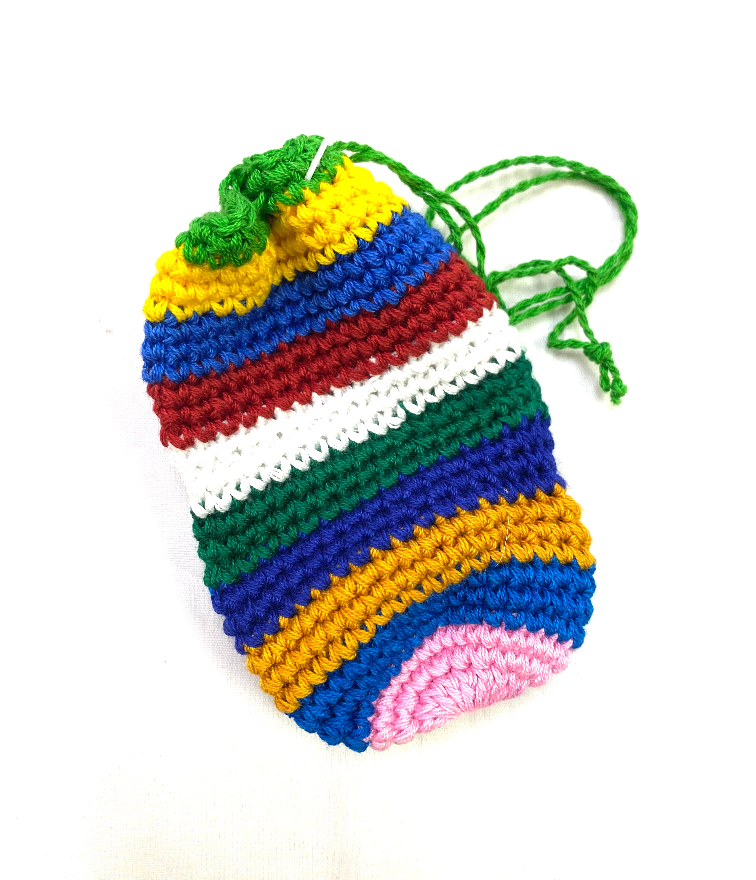 Woven Rainbow Gem Pouch - Lighten Up Shop