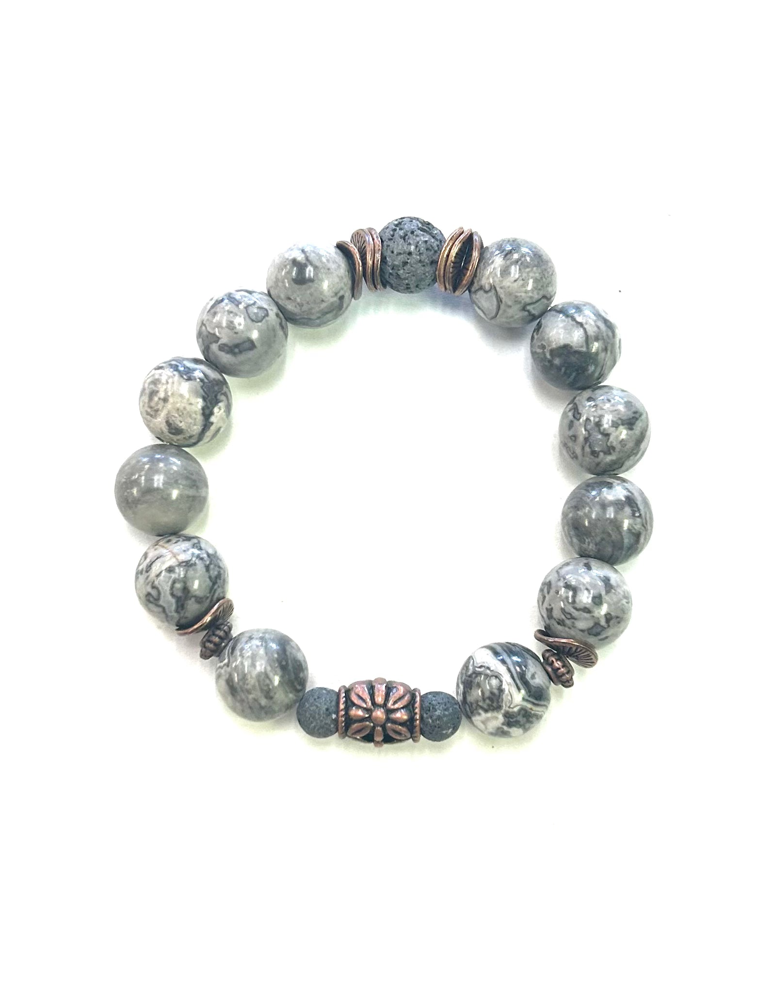 Mapstone Lava -  Large Bead - Lighten Up Shop